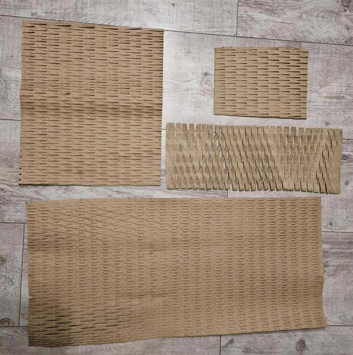 Wypełniacz tekturowy do zabezpieczenia paczek i towarów