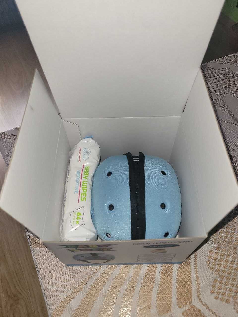 Kask do nauki chodzenia raczkowania zabawy dla dziecka 6-48msc NOWY