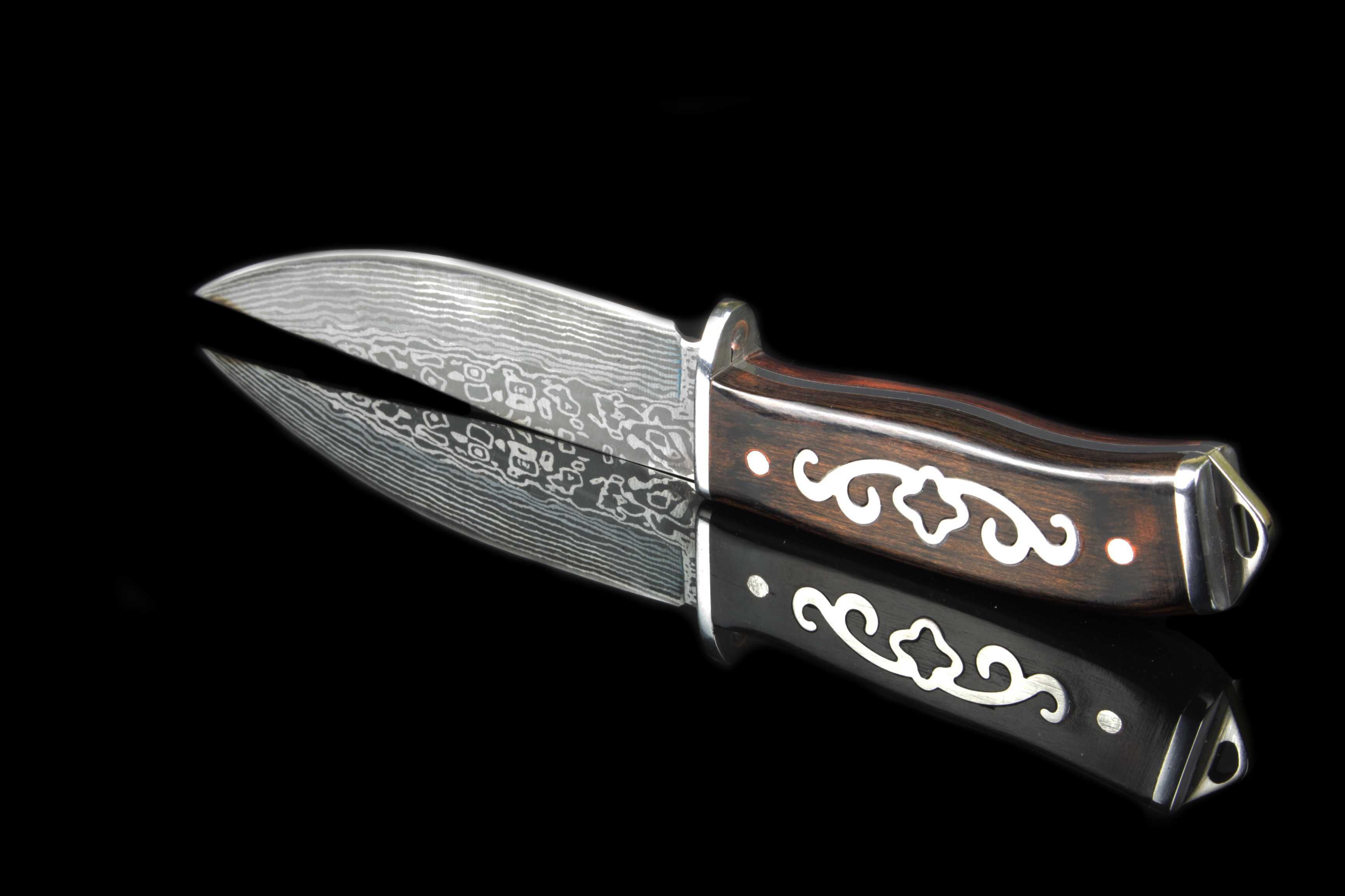 Nóż myśliwski finka KANDAR mod. DAMAST Hunter ND48