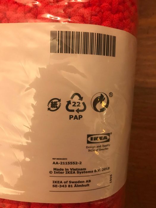 IKEA OTTERÖN 
Pokrycie pufy wewn/zewn, czerwony