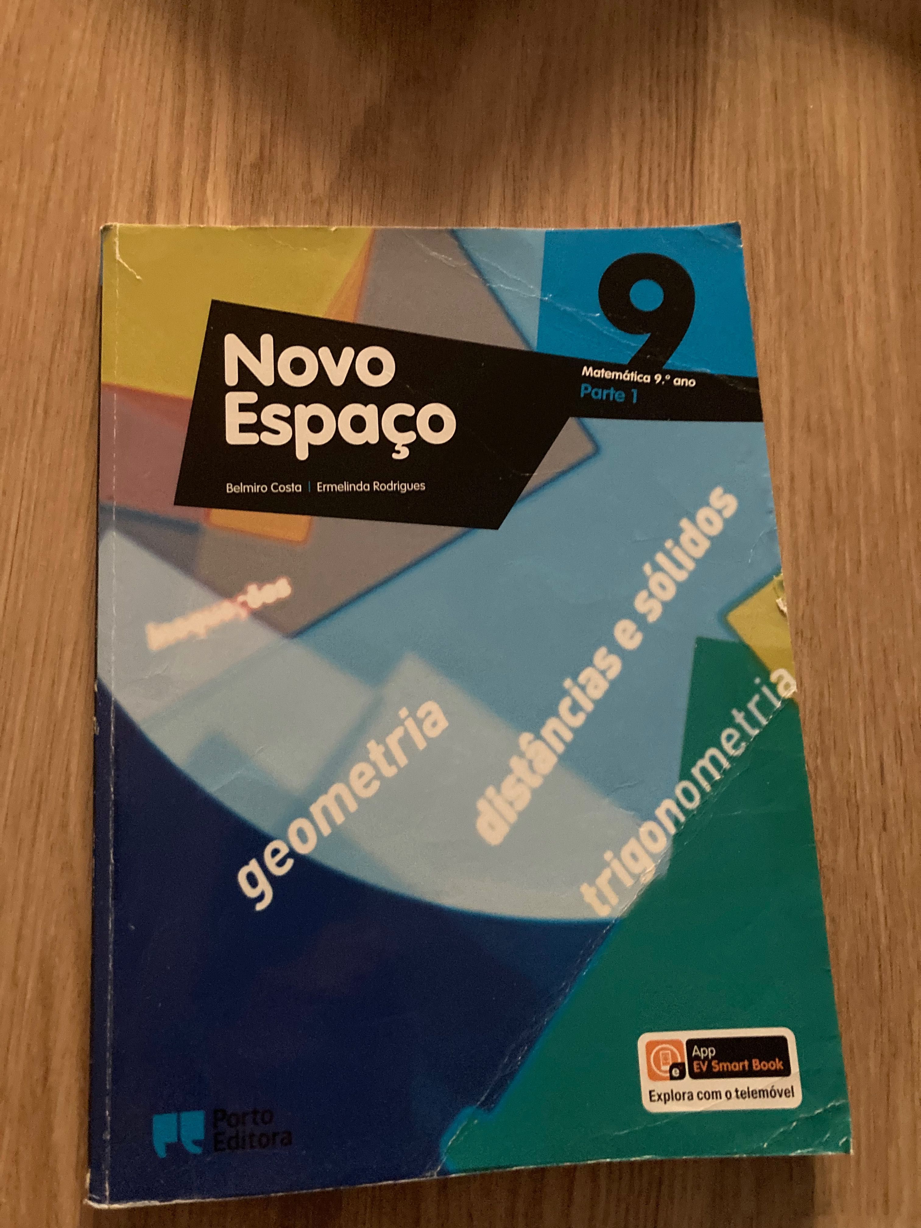 Livro escolar Novo Espaço matemática 8, 9 ano