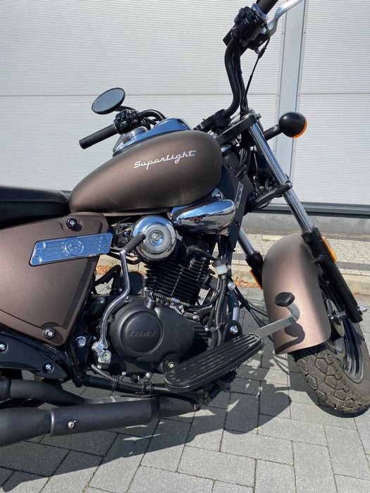 Keeway Superlight 125 sakwy NISKI PRZEBIEG motocykl chopper cruiser