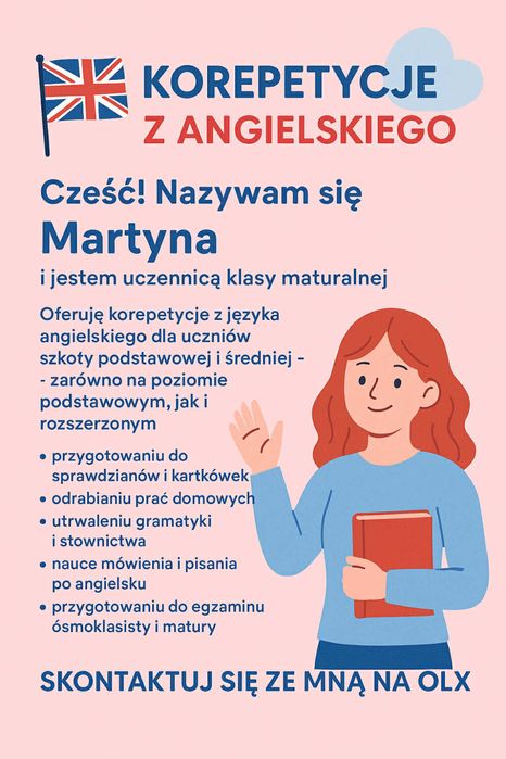 Korepetycje z języka angielskiego – poziom podstawowy i rozszerzony