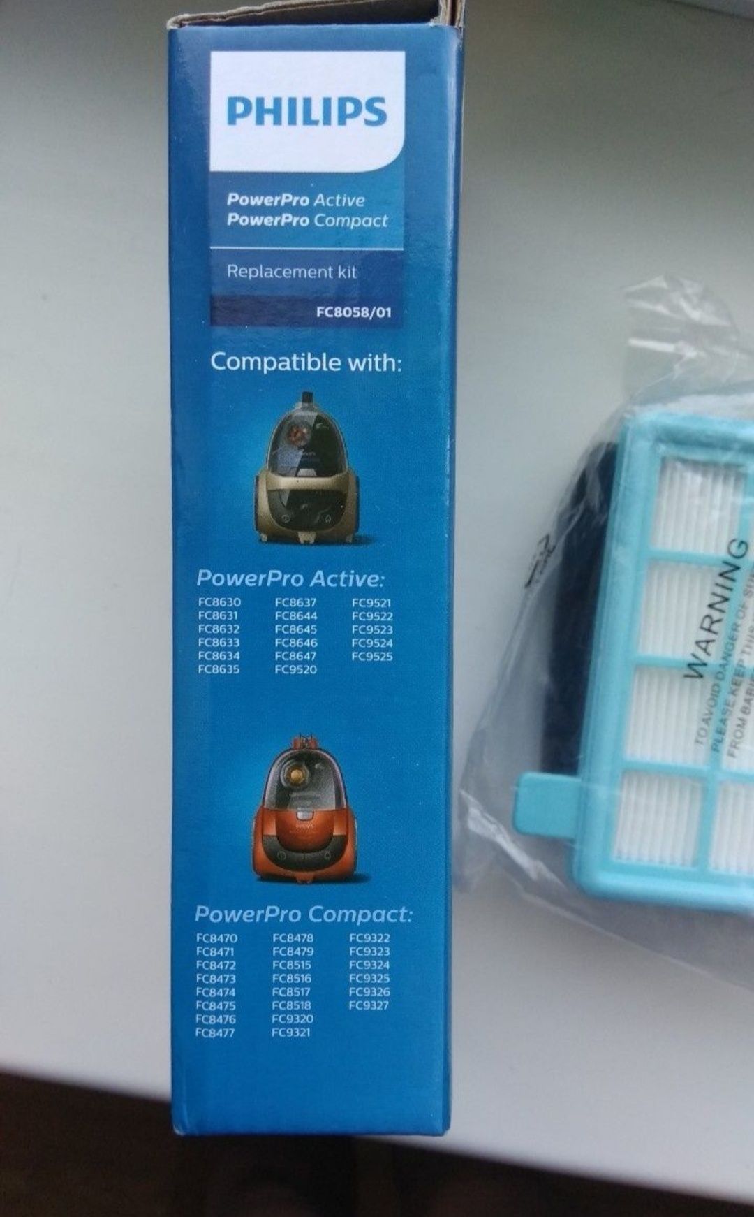 Фильтр пылесос Hepa Phillips FC8058/01