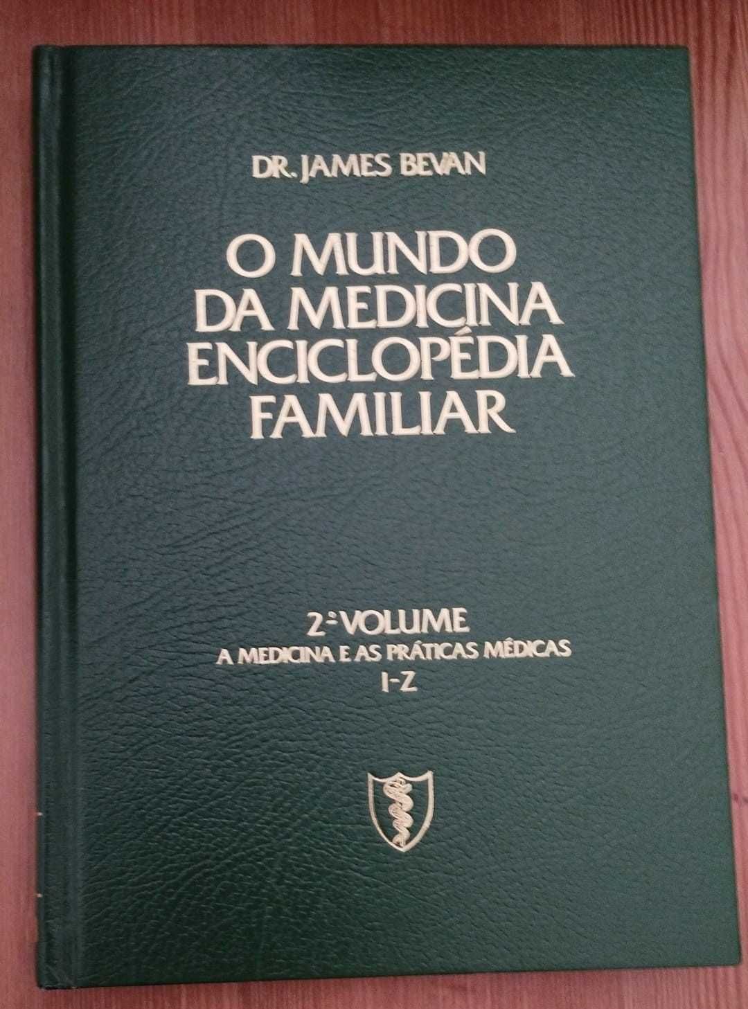 Mundo da Medicina: Enciclopédia Familiar 4 Volumes -James Bevan (1986)