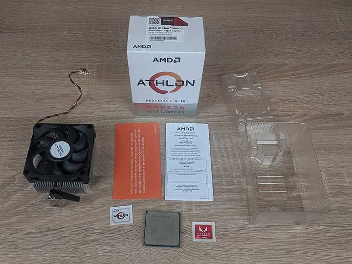 Новый процессор AMD Athlon 3000G AM4 со встроенной графикой Vega 3