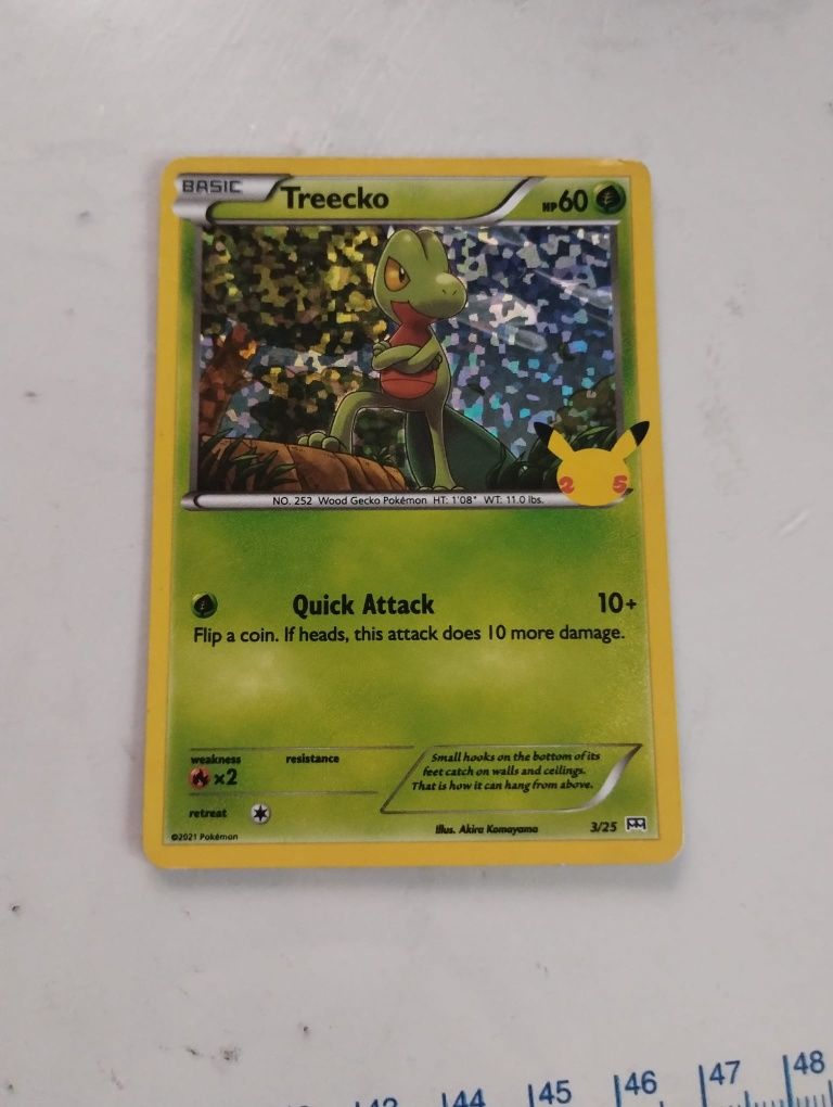 Karta Pokemon Treecko limittowana