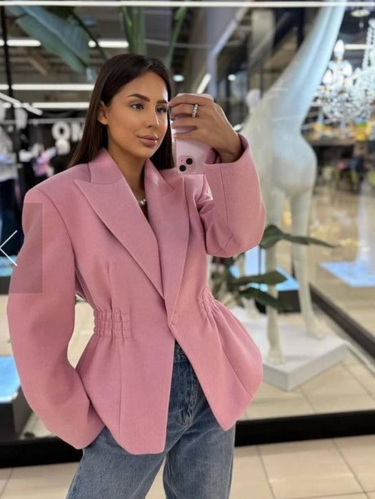 Піджак кашеміровий пудра