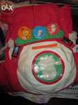 Mochila de Menina Vermelha Ovelha com Pêlo United Collors of Beneton
