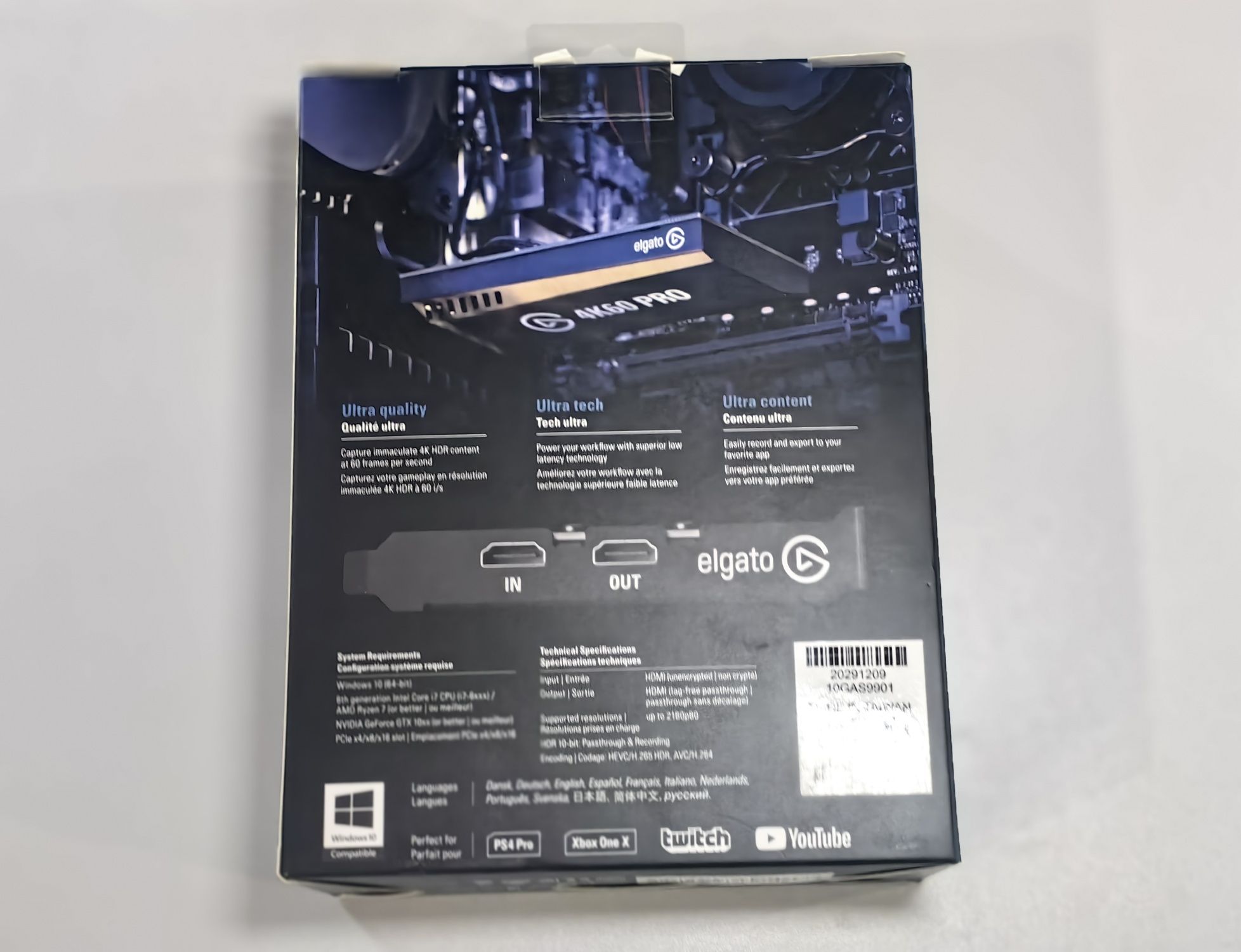 Karta przechwytująca Elgato 4k60 Pro PCIE jak nowa pudełko DPD