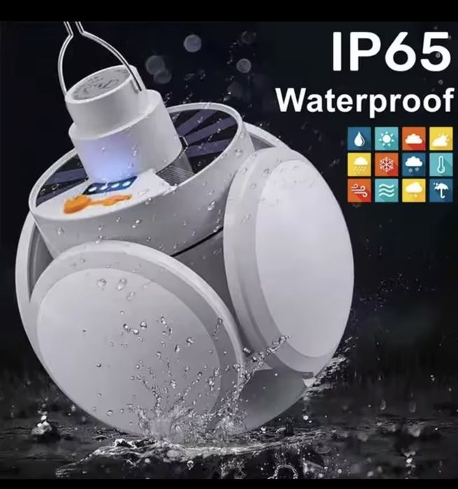 Lâmpada led solar/ bateria