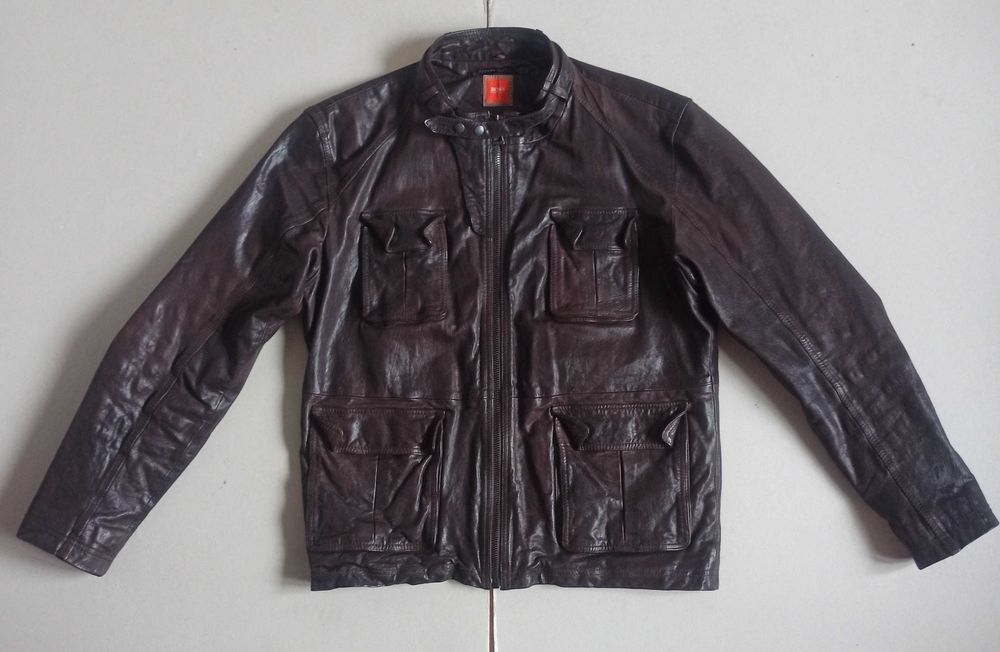 Męska kurtka skórzana Hugo Boss roz.50/M