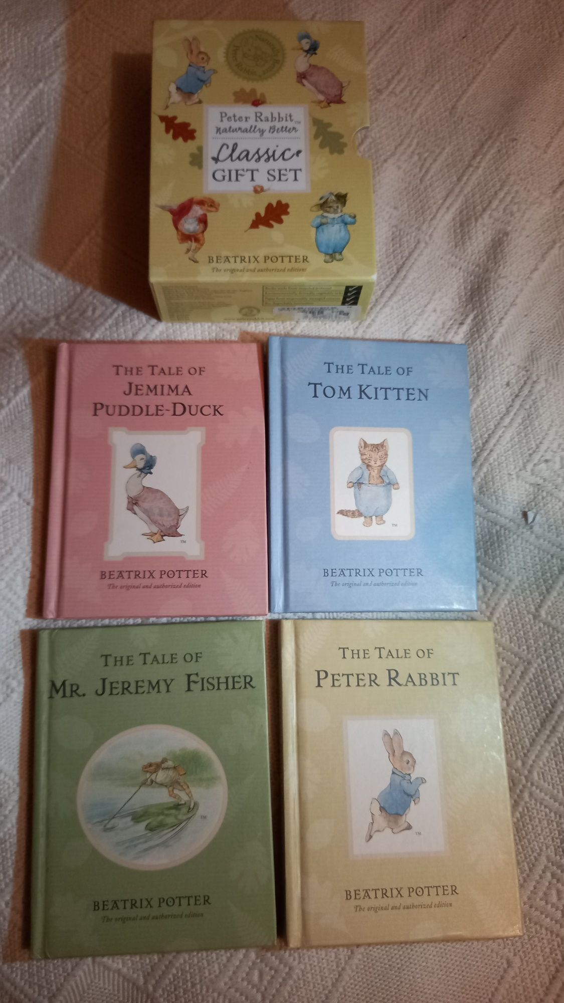 Сет из 4  классических детских книг английский язык  Beatrix Potter