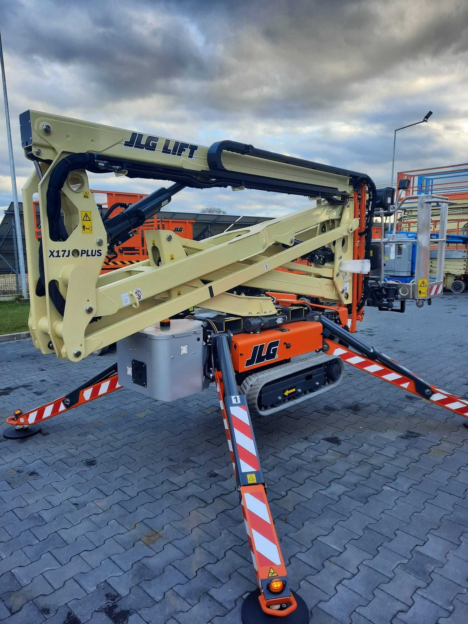 Podest ,zwyżka, wysięgnik elektryczny 17m gąsienice lekki