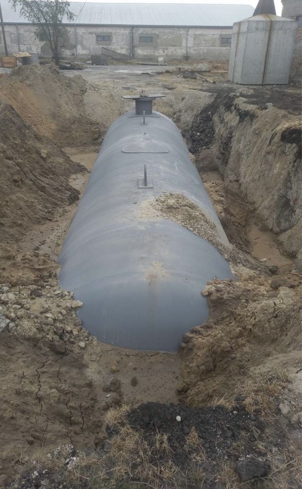 Резервуар газовий. Газгольдер, ємність під пропан бутан.