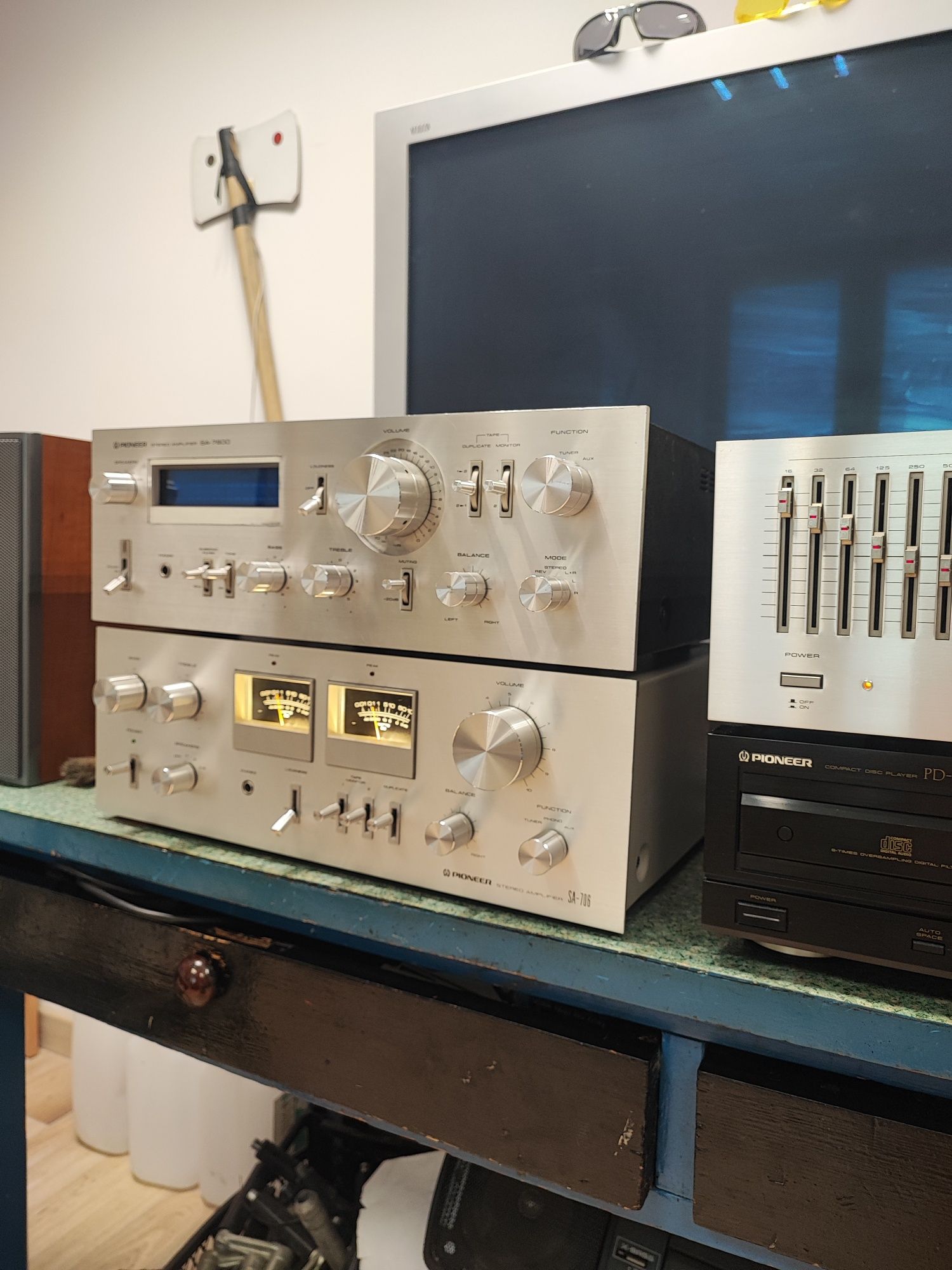 Pioneer Sg 9800 korektor blue line