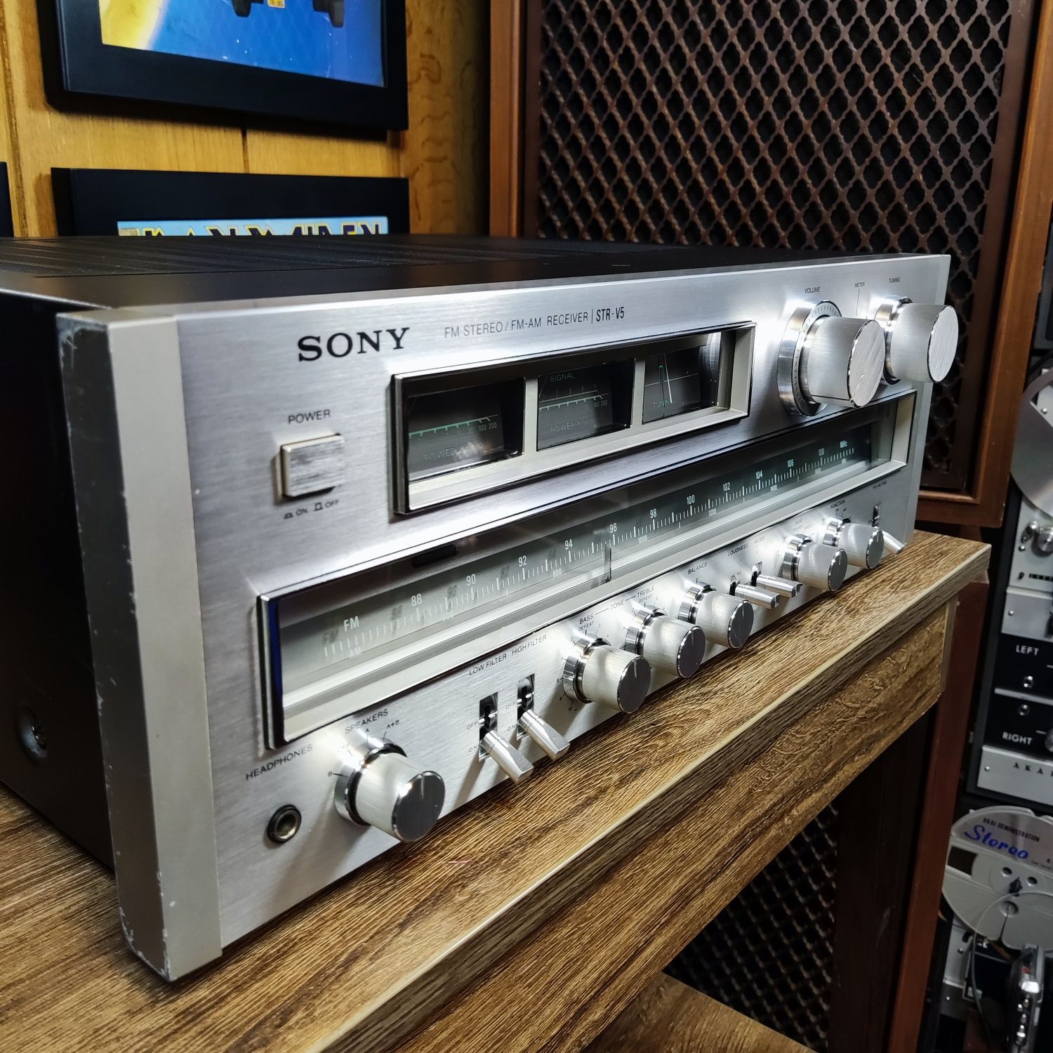 Amplituner SONY FM/AM STEREO receiver STR-V5 STR V5 Vintage