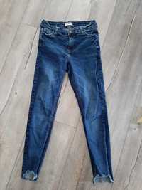 Spodnie elastyczne dziewczęce jeansy rurki r. Xxxs 146 152