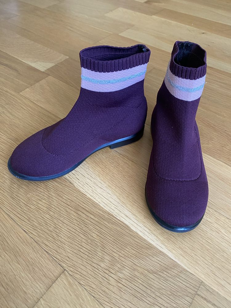 Ботинки, туфельки, кроксы для девочки Zara, crocs 25-26