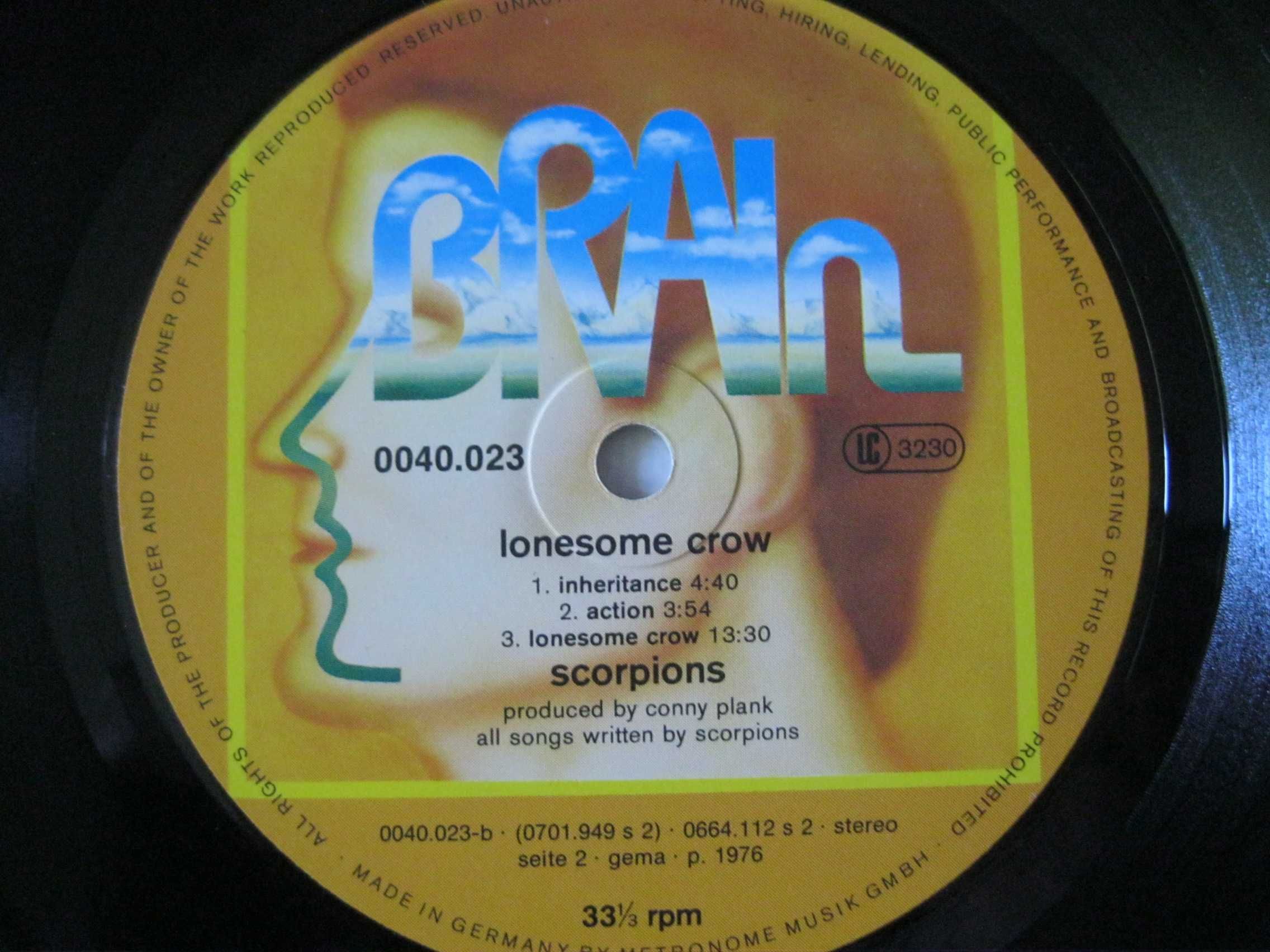 Winyl SCORPIONS -Lonesome Crow /1976 r.