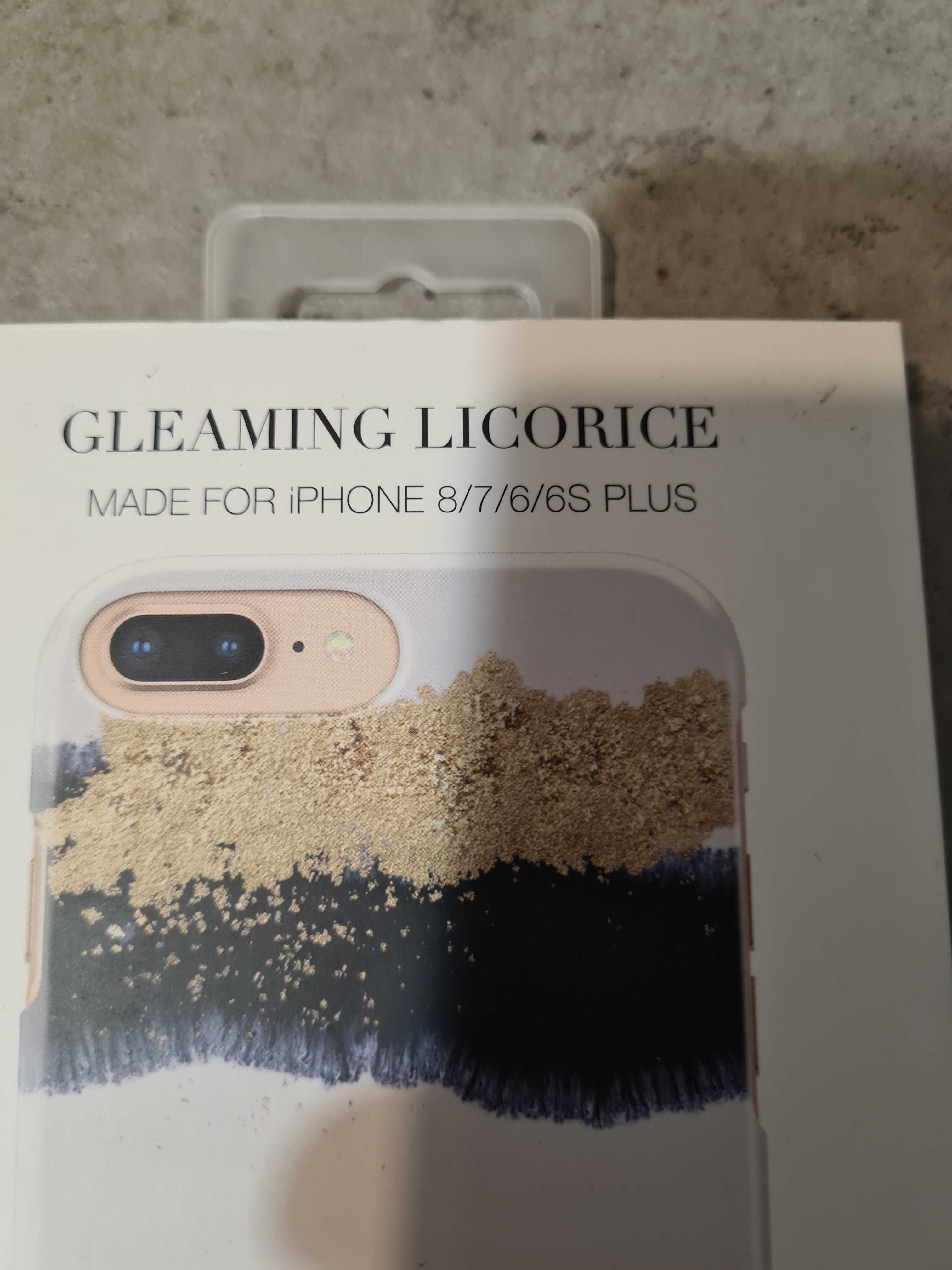 etui pokrowiec do iphone 8 7 6 6s plus gleaming licorice