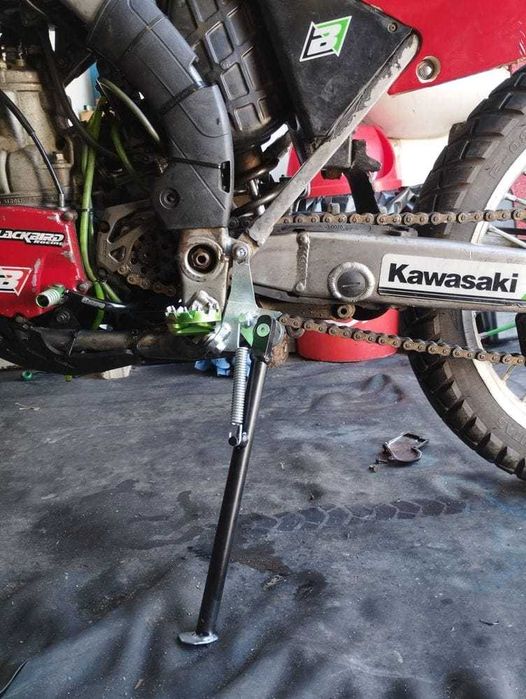 Descanso lateral moto offroad motocross enduro