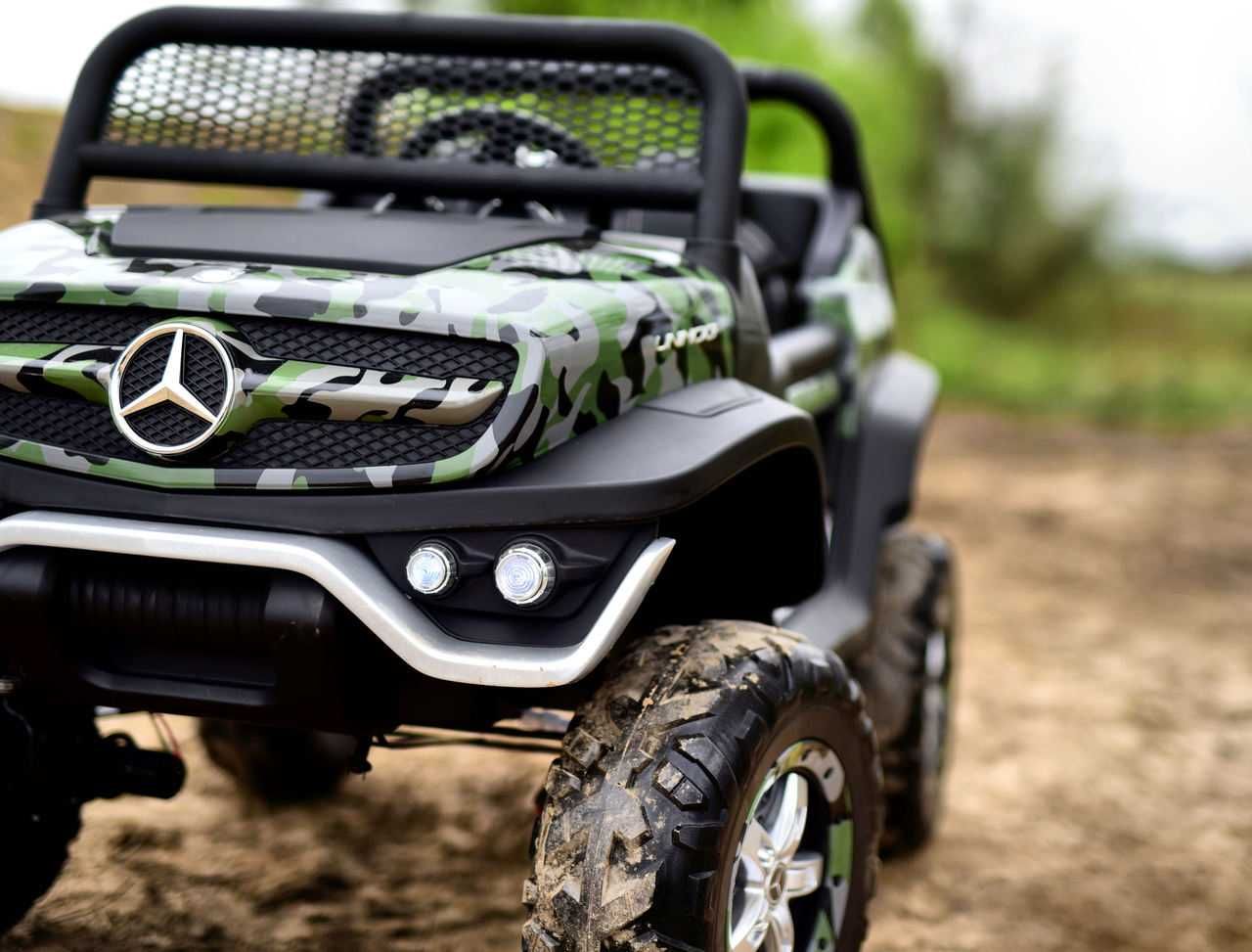 Mercedes UNIMOG Duże auto BUGGY 4x4 na akumulator samochodzik