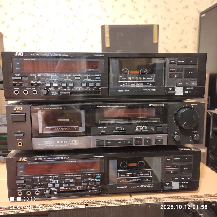 Кассетная дека JVC KD VR5G,JVC TD R431