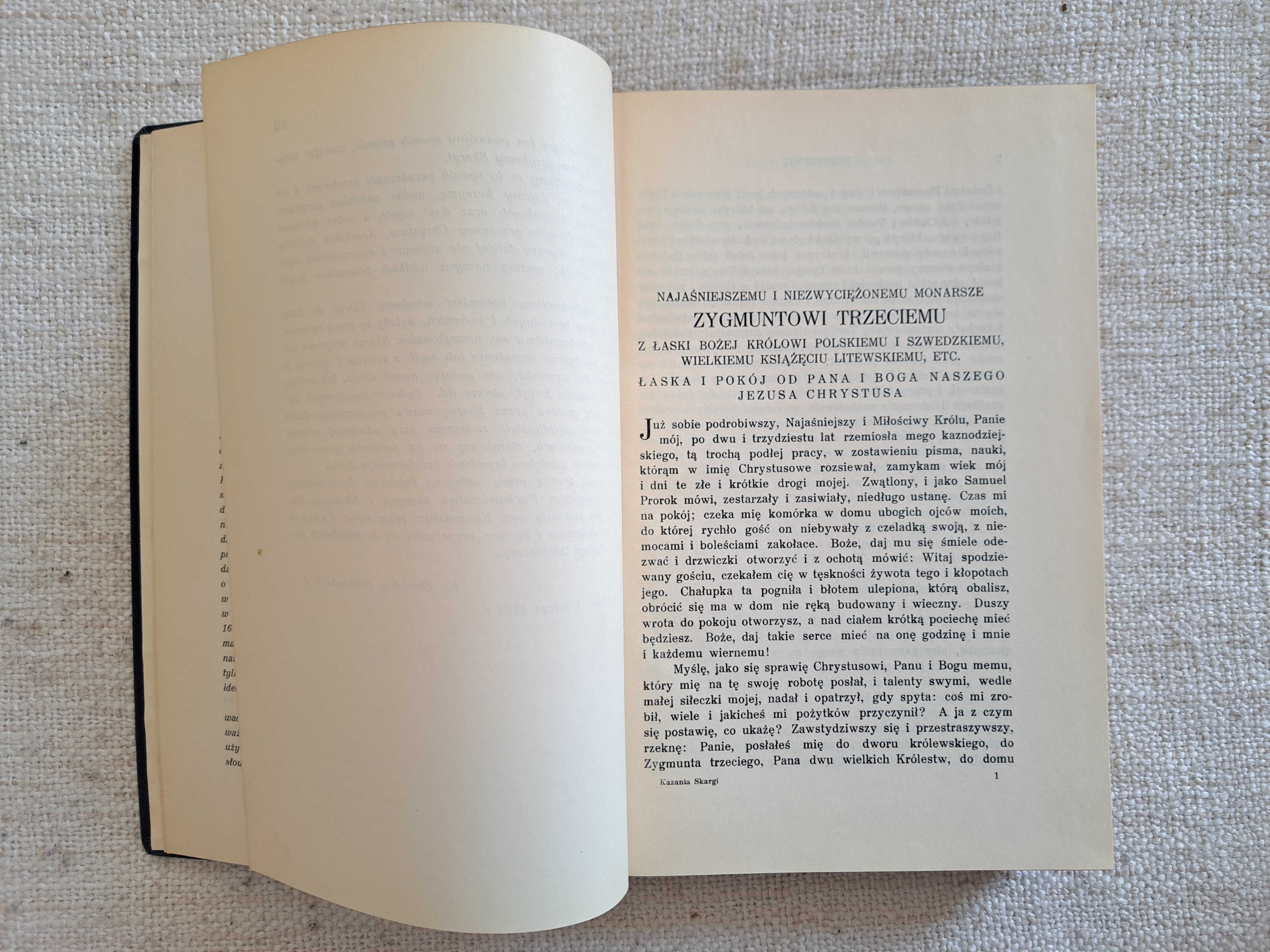 1938 r. Kazania na niedziele i święta całego roku. Piotr Skarga. Tom I