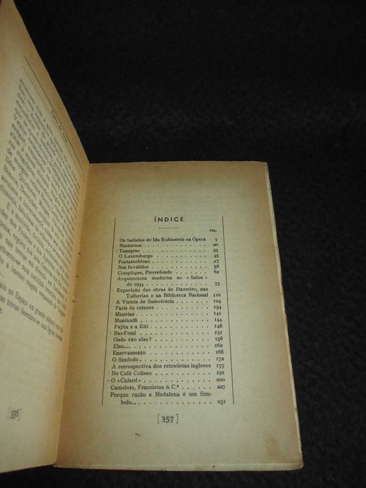 Livro Paris em 1934 Abel Salazar Obra Rara