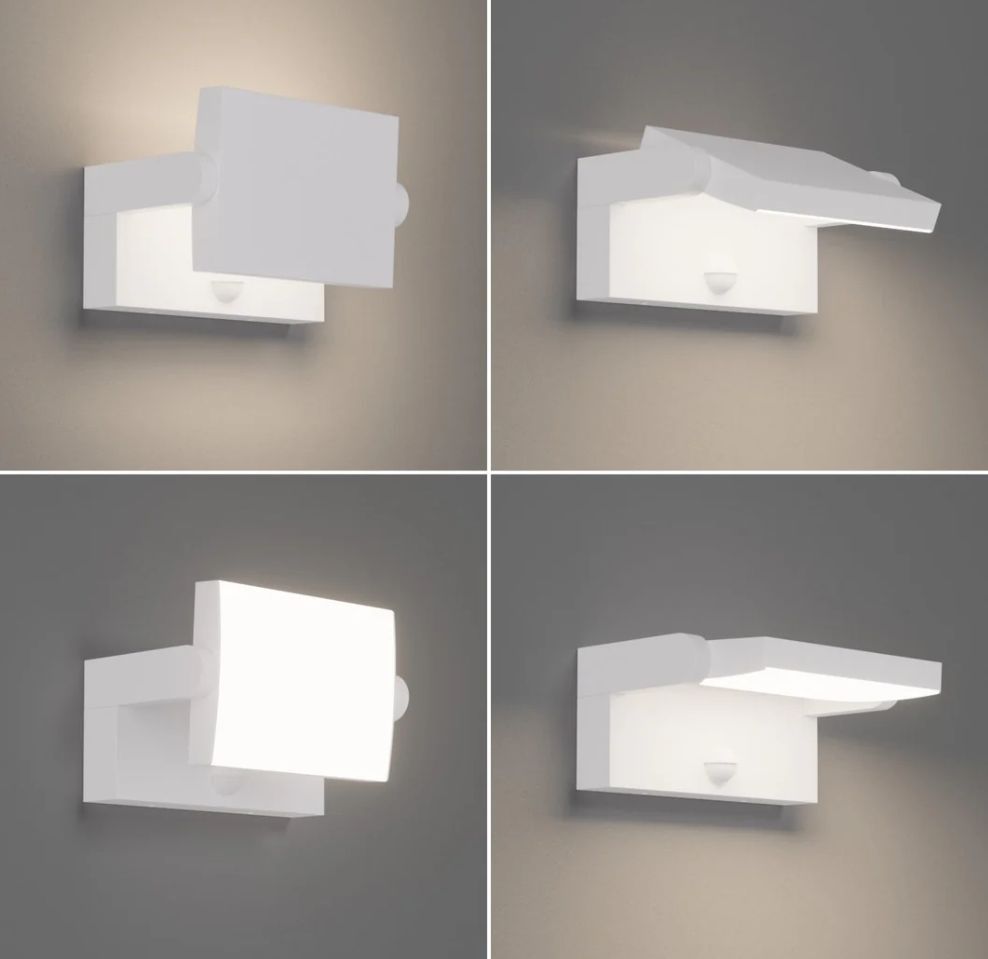 Klighten 24W zewnętrzna lampa zewnętrzna z czujnikiem ruchu
