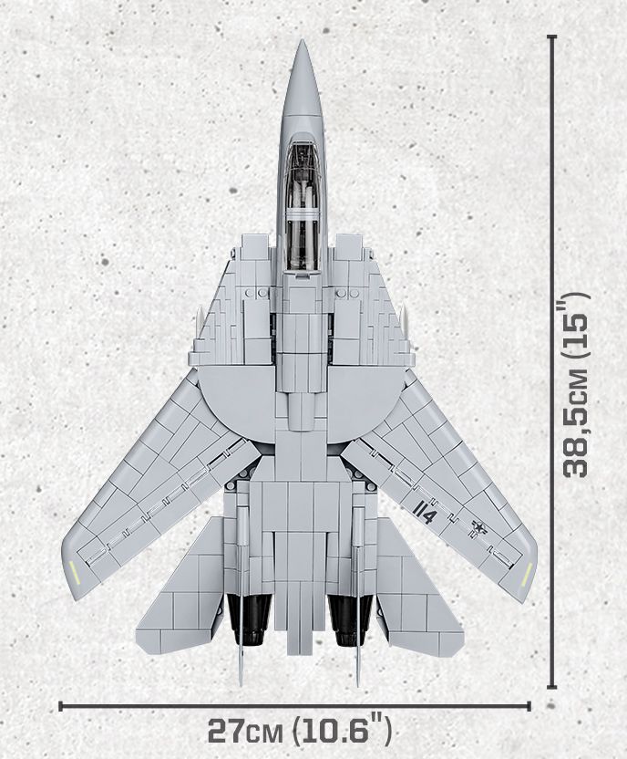 Klocki Cobi 5811A Samolot Myśliwiec F-14A Tomcat Top Gun 757 El.