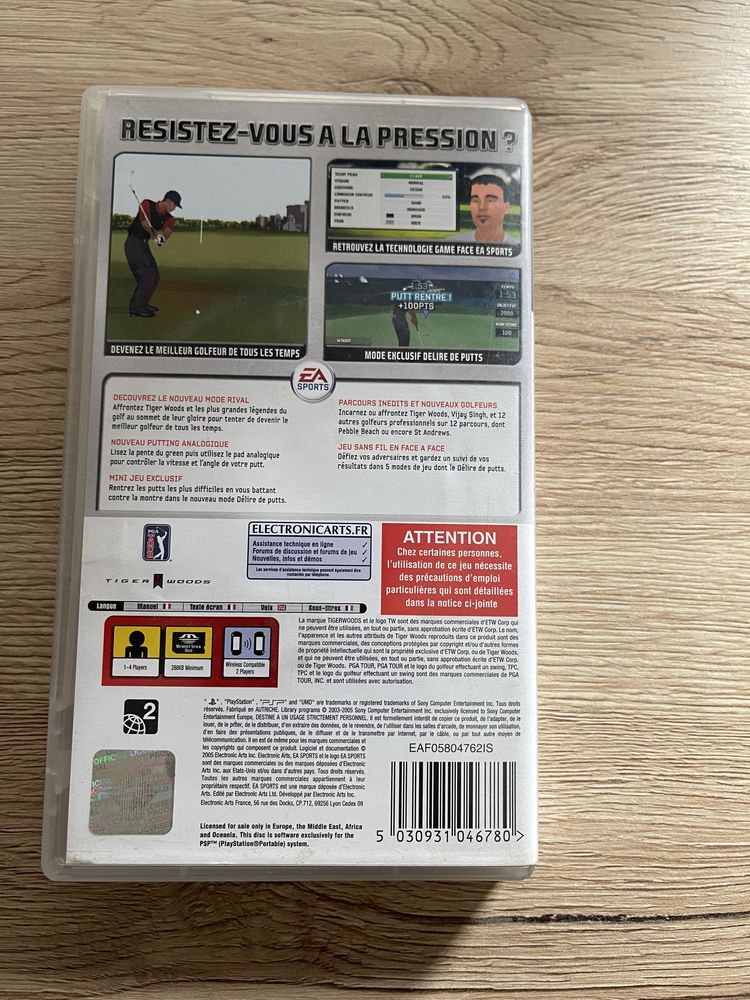 Gra Tiger Woods PGA TOUR 06 na psp