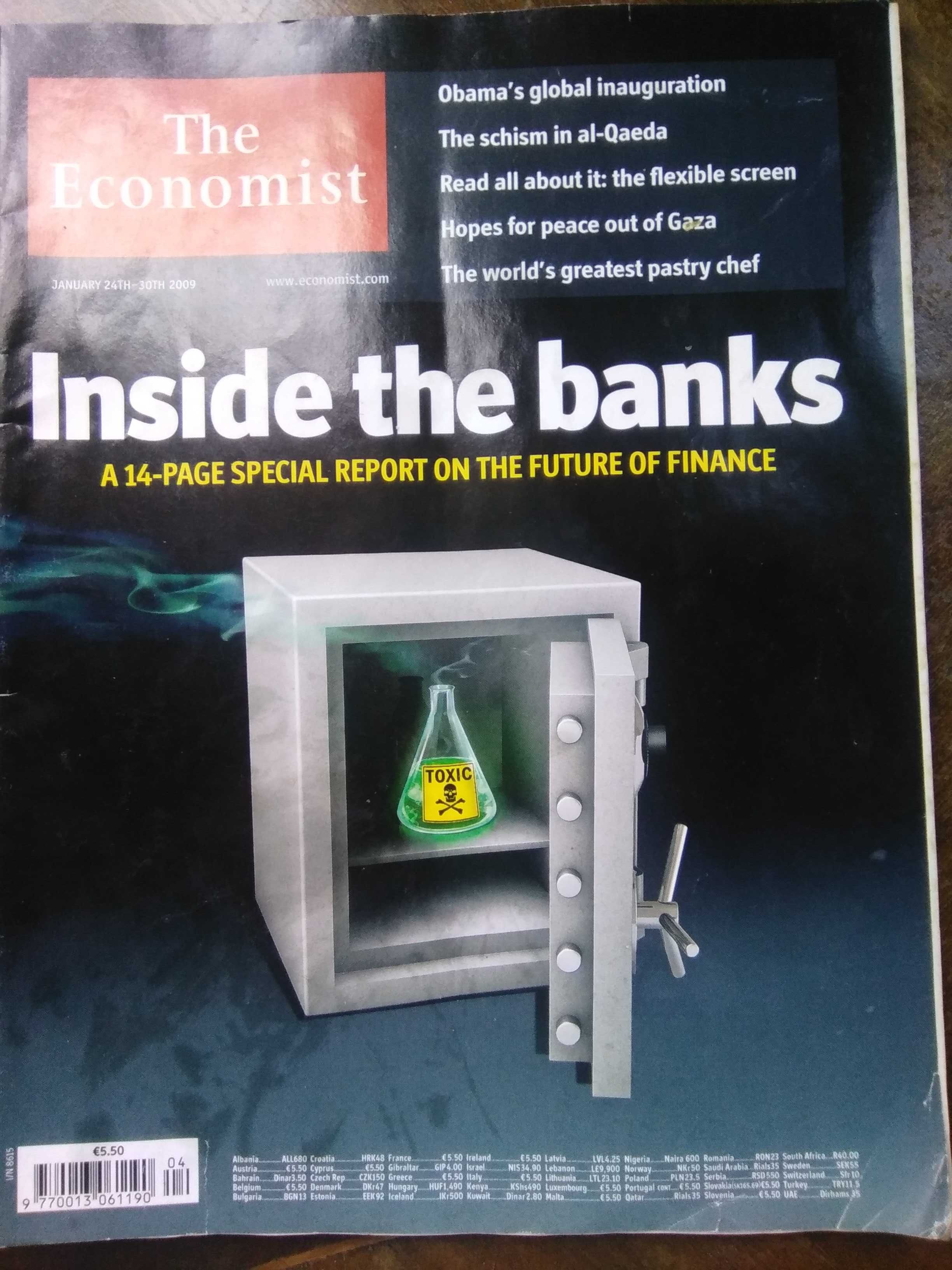 Revistas The Economist ano 2009 - portes grátis