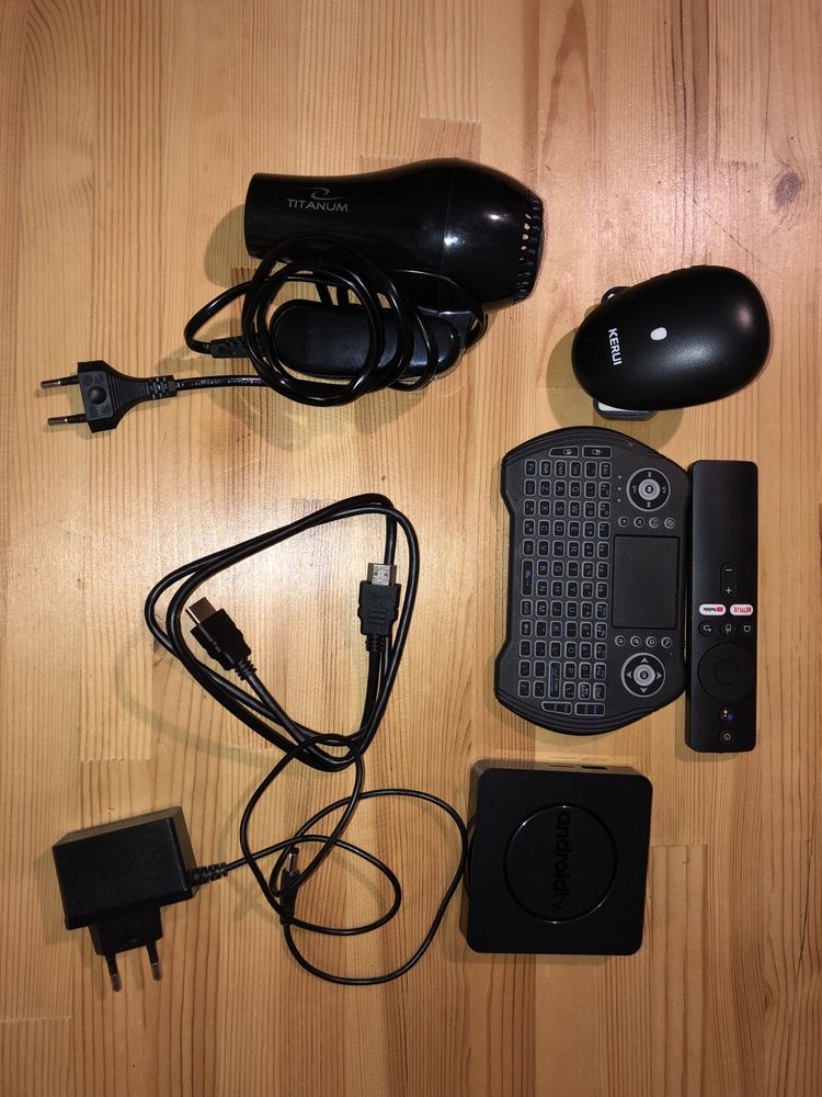 Android TV +dzwonek bezprzewodowy+ suszarka