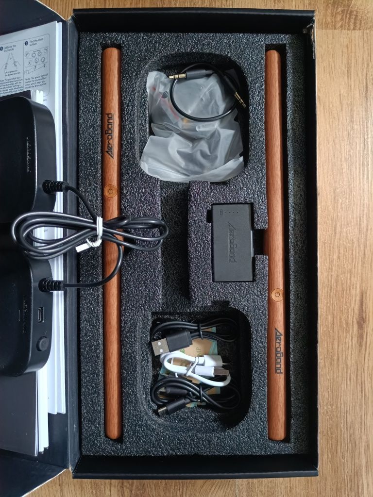 Aeroband Pocketdrum 2 Max perkusja elektryczna, pałeczki BT