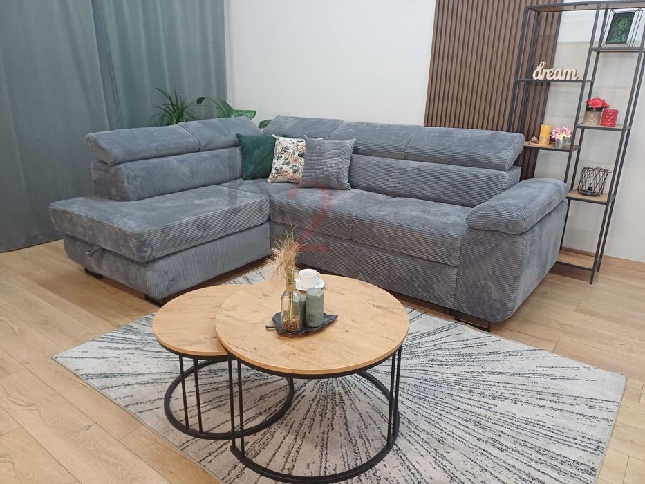 Narożnik Arteon Bonell  POD WYMIAR Sofa Kanapa Łóżko Rogówka USB