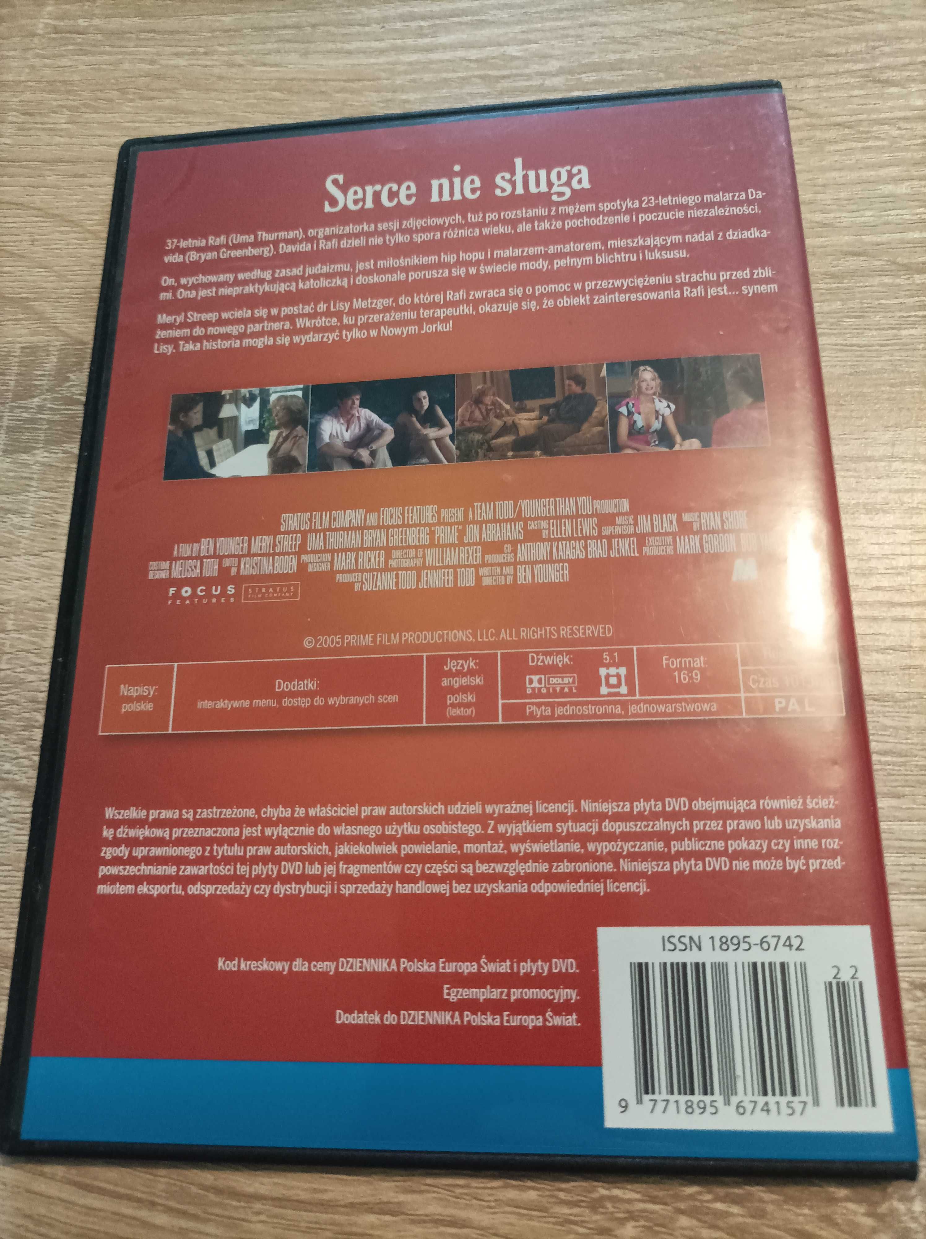 Film DVD Serce Nie Sługa