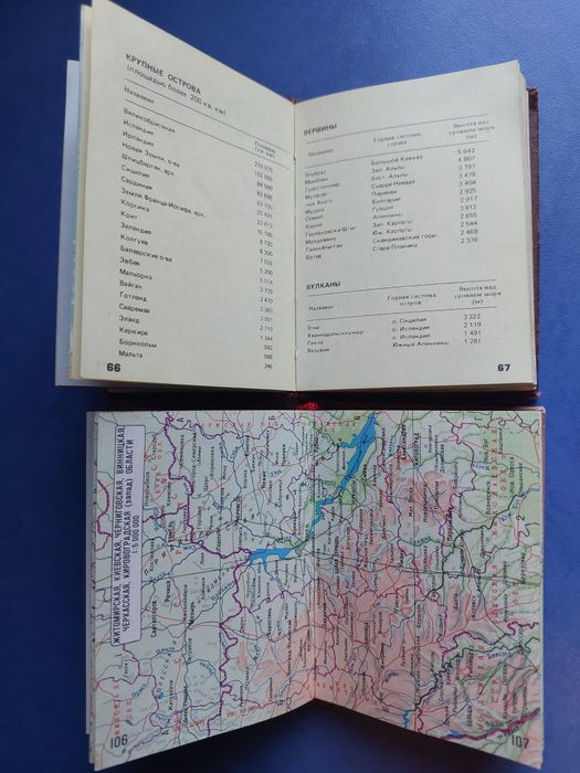 Книги Атлас Мира и СССР