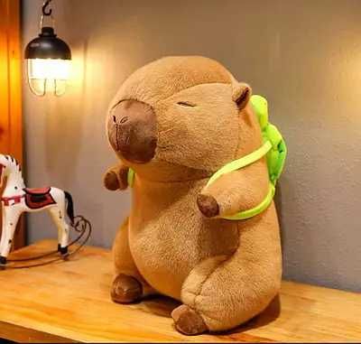 Плед-подушка игрушка 3в1 Капибара (40см)