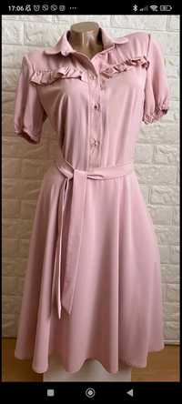 Жіноча сукня рожева 44 46