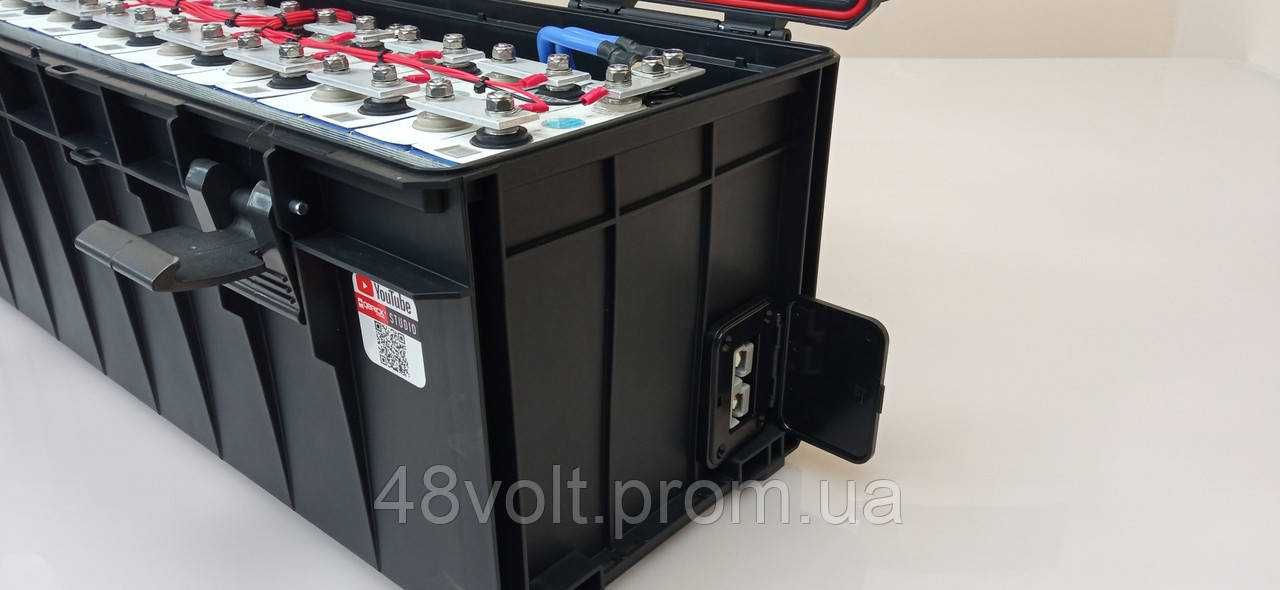 Акумулятор 48V Lifepo4 110Ah 5.6кВт smart BMS Jikong 200A, баланс 2А