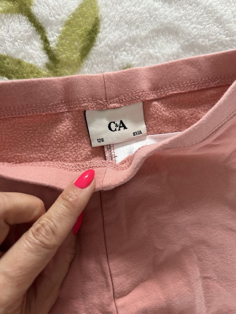 C&A dwie pary leginsów roz.122