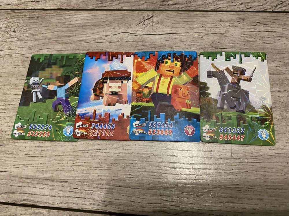 Karty kolekcjonerskie Minecraft