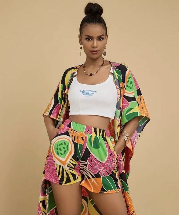 Люкс якість !Костюм двійка  фрукт принт