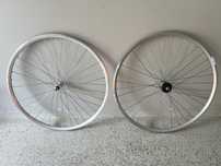 Koła 28” 700C ostre / single speed FULL SILVER łożyska maszynowe