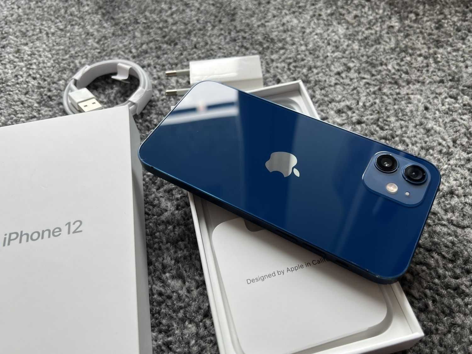 iPhone 12 64GB Blue Niebieski Pacific Bateria 98% Gwarancja FV