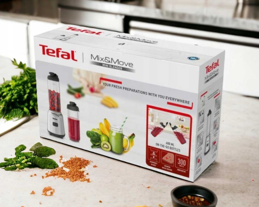 MOCNY Blender Kielichowy 300W Ostrzami ZE STALI + 2 Butelki Wysyłka24H