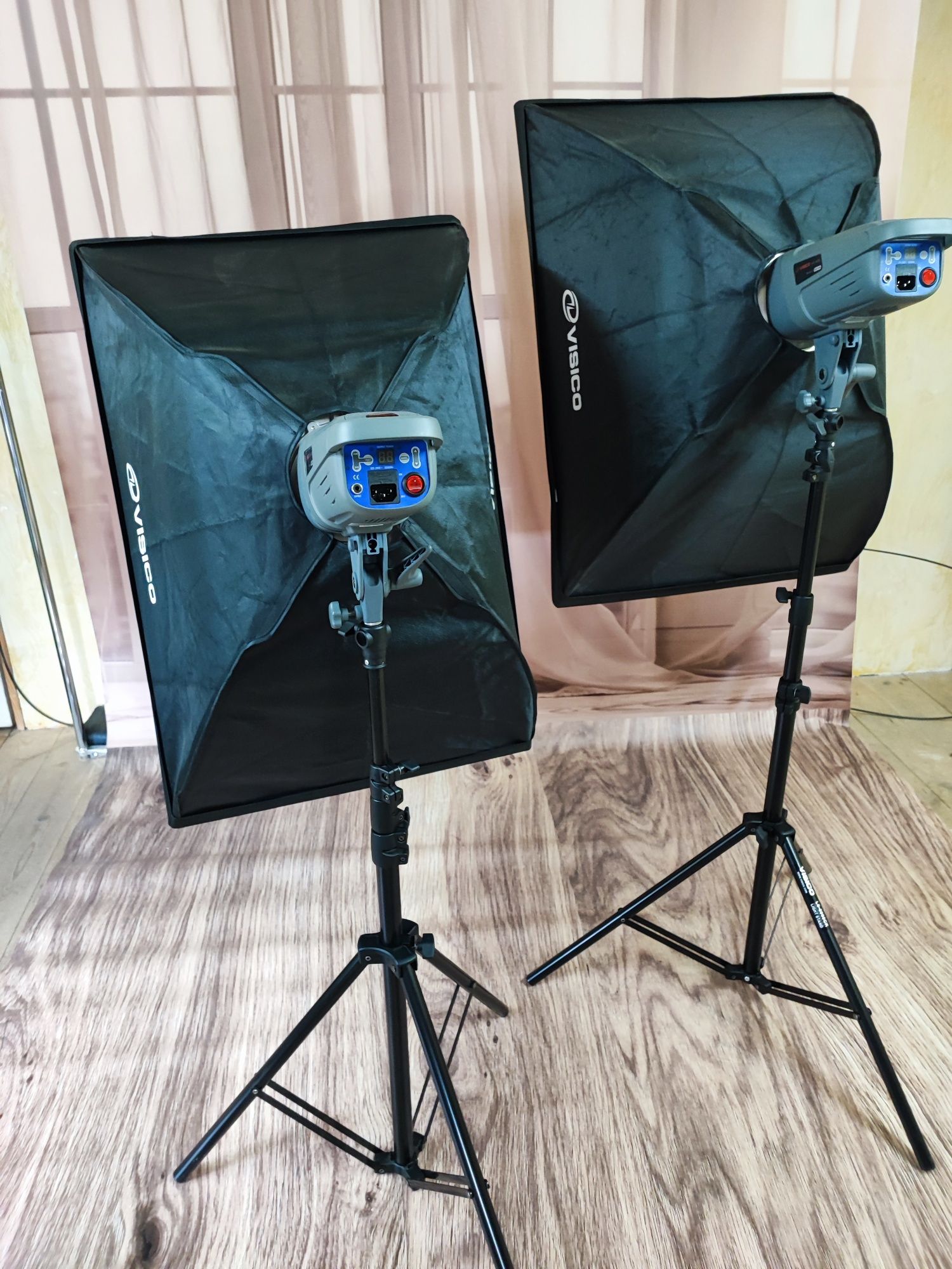 світла Visico VE-400 Plus Softbox KIT