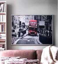 IKEA duży obraz Londyn ulica czerwony autobus wymiary 140x100  Nowy